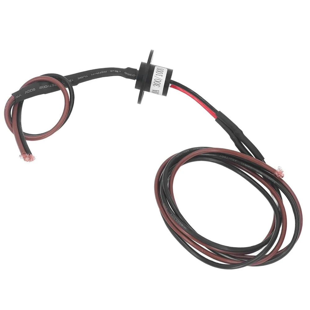 دائم 2 الطريق الكهربائية زلة حلقة 20A 250 دورة في الدقيقة كبسولة زلة حلقة الروتاري جامع حلقة معدات الاختبار الكهربائية