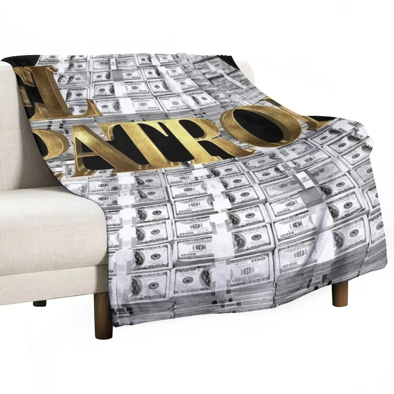 New El Patron Cash Money Gold Throw Blanket for babies Sofa Throw Blankets