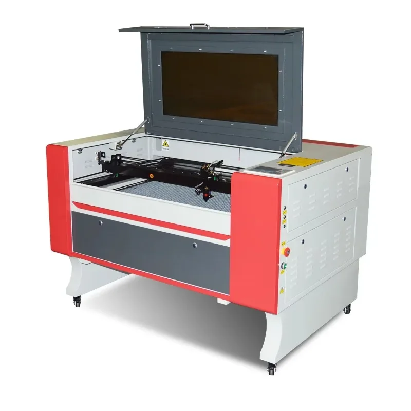 

9060 100W CO2 CNC Engraving Cutting Machine for Wood Playwood Paper Rubber MDF Materials