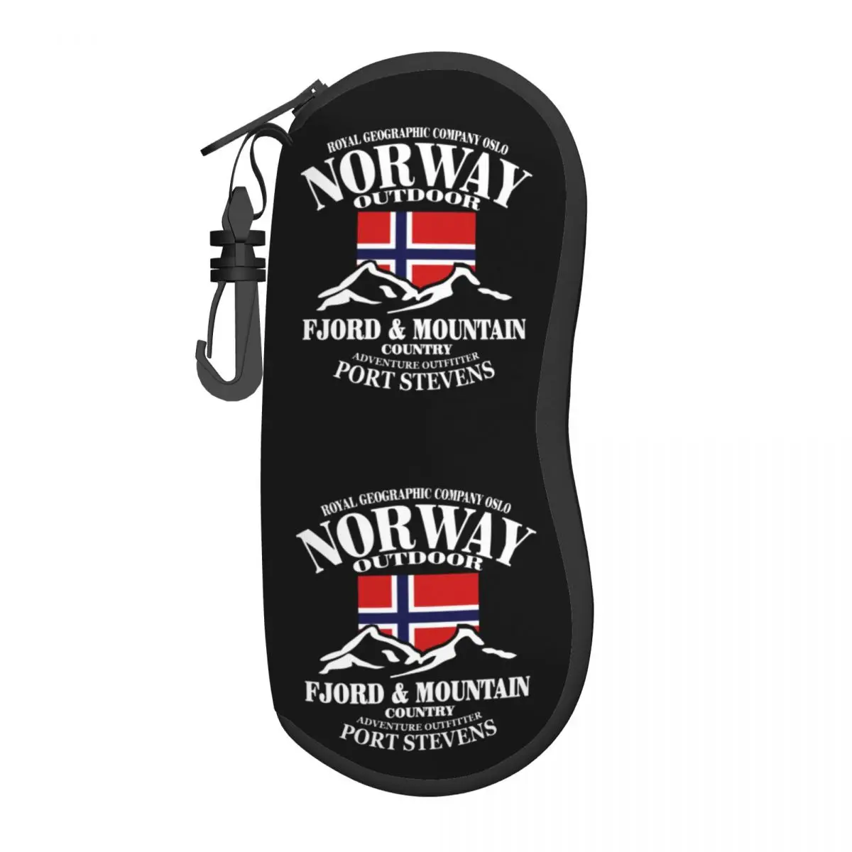 

Norway Flag Eyeglass Glasses Case Women Men Soft Fjord Mountain Sunglasses Protective Pouch