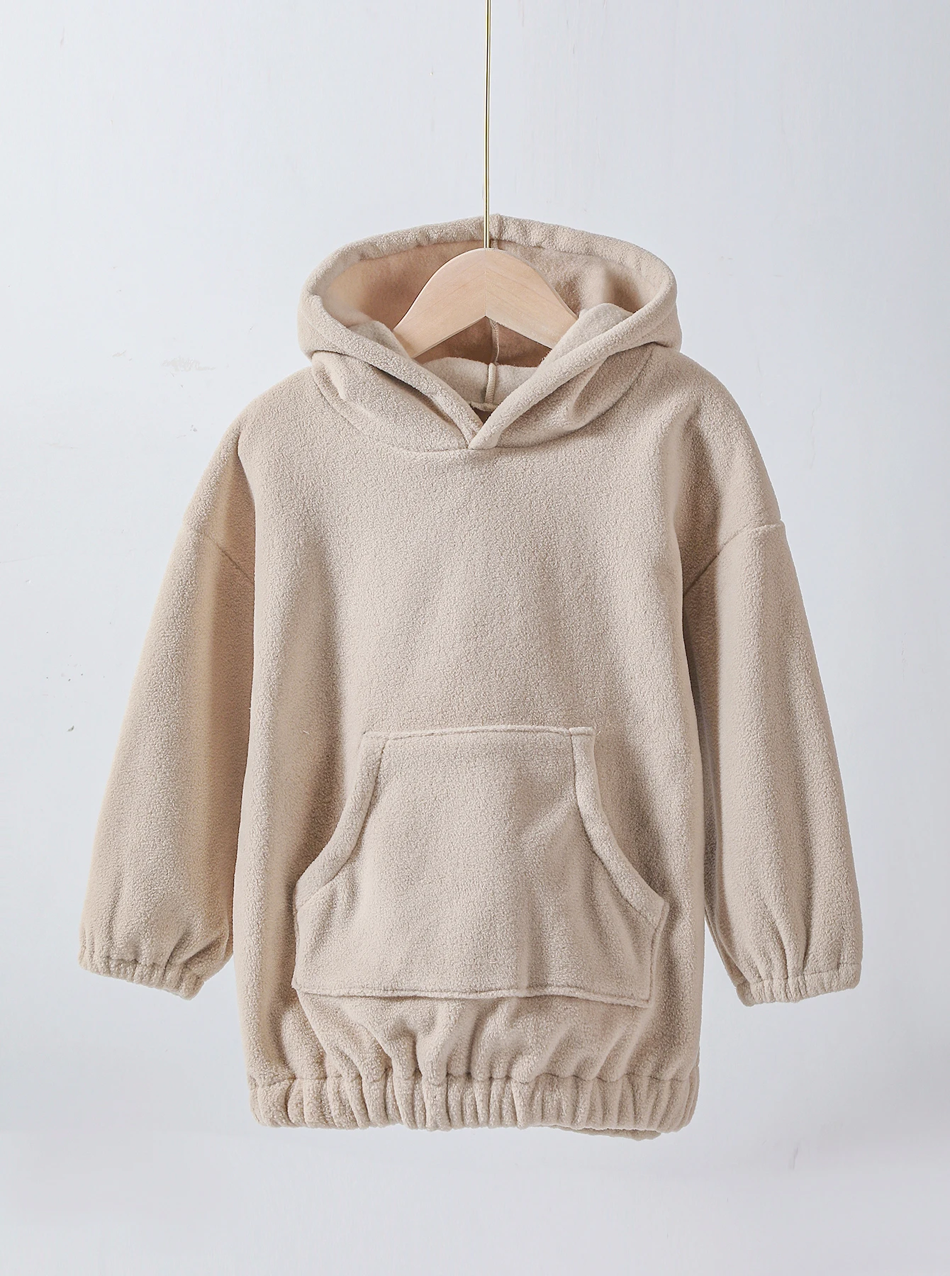 Custom Tag Plain Polyester Autumn Winter Baby Infant Boys Girls Clothes Long Sleeve Hooded Toddler Sweatshirt