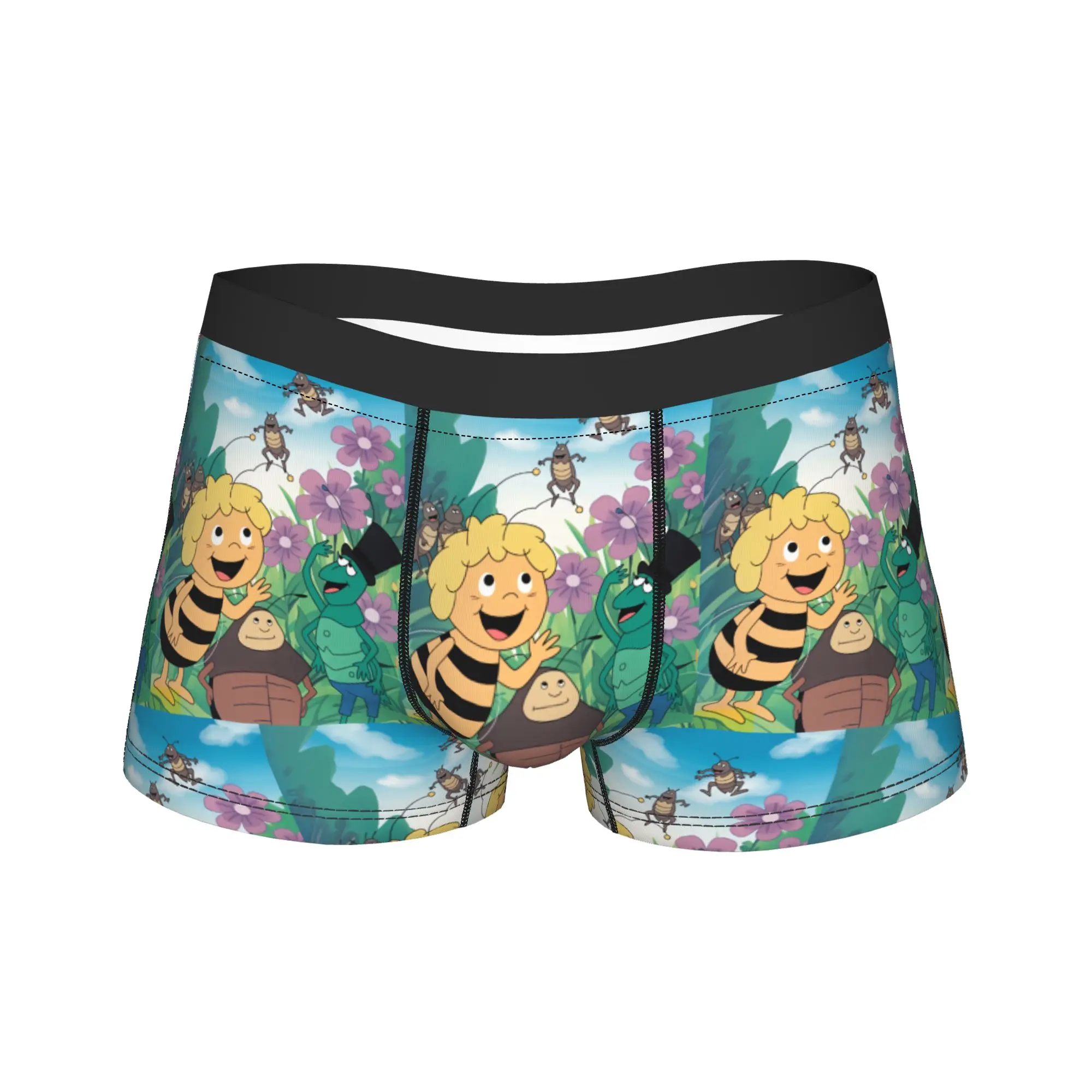 

M-Maya the B-Bee Underwear Comfortable Panties Customs Shorts Briefs For Men 3D Pouch Plus Size Boxer Shorts