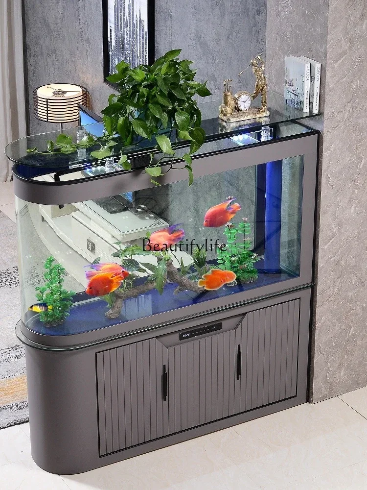 Aquarium Ecological Screen Hallway Partition Glass Medium and Large