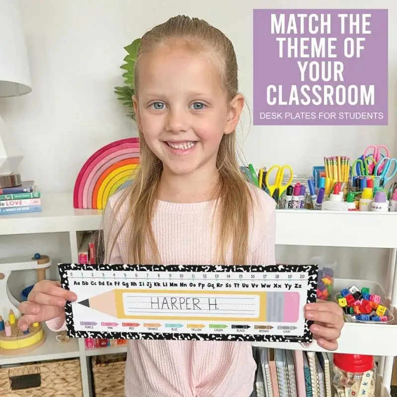 36 قطعة بقرة ليوبارد اسم بطاقة ورقة بطاقات الفصول الدراسية مكتب نشرة الديكور D5QC #3