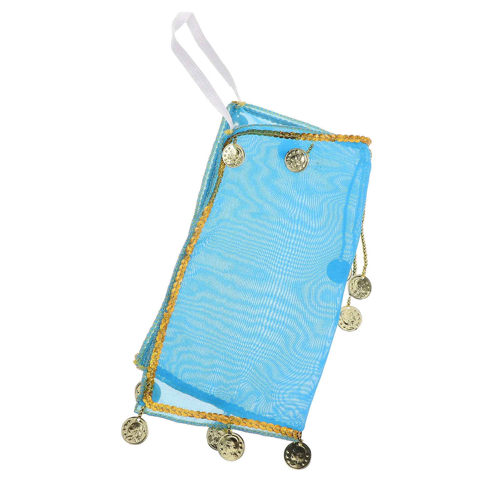 

Dance Performance Veil Belly Dancer Costume Dancing Face Accessories Metal Mask Miss