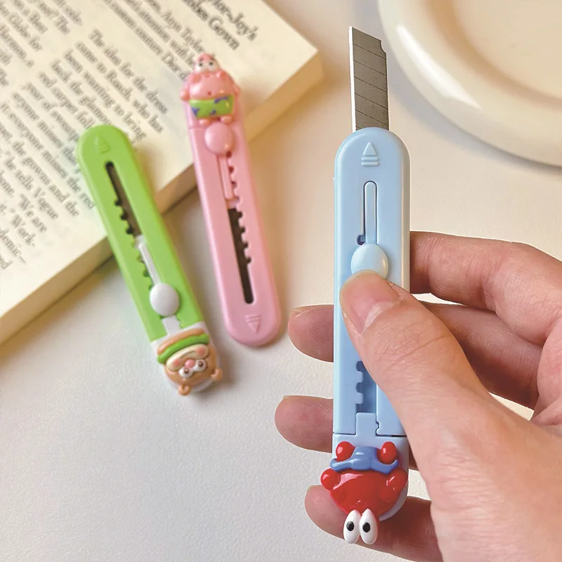 1Pc Creative Art Knife Cute Cartoon Express Delivery Artifact Portable Paper Cutter Hand Account Knife Letter Opener Sword