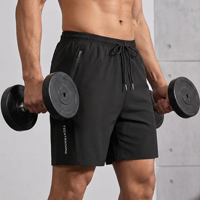 Men Bottoms Summer Gym Workout Running Quick Drying Breathable Drawstring Comfortable Elastic Waist Sports Beach Vacation Shorts