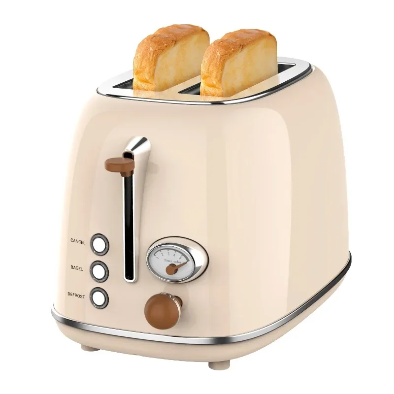 Hot-selling Retro 2-Piece Toaster with Grill, Smart Kitchen Utensil, Efficient Breakfast ToolGoods in stockGoods in stock
