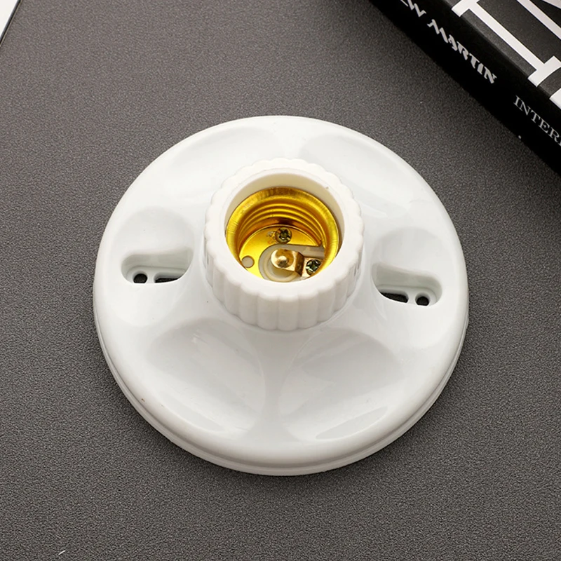 E27 Lamp Holder High-temperature Resistant Bulb Holder Ceramic Lamp Bulb Socket Lamp Base