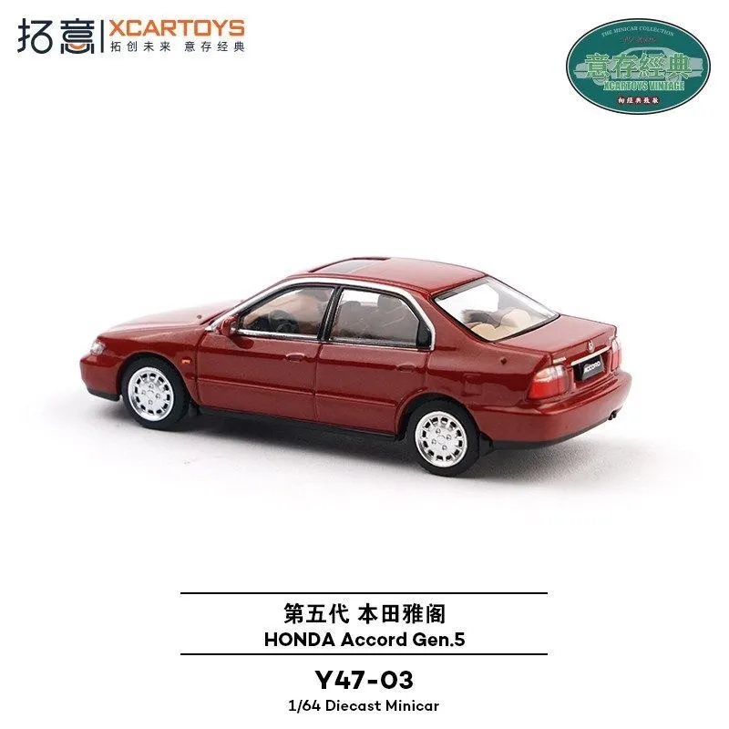 Xcartoys 1/64 Honda Accord Gen.5 Diecast Car Model Alloy Simulation Collection Toy Gift For Boys#peetyeee view 3