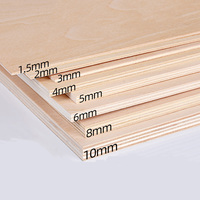 Basswood Board Thickness 1.5mm/2mm/3mm/4mm/5mm-10mm Model Craft Sheet Material for DIY Model Building Carving Part Accessories