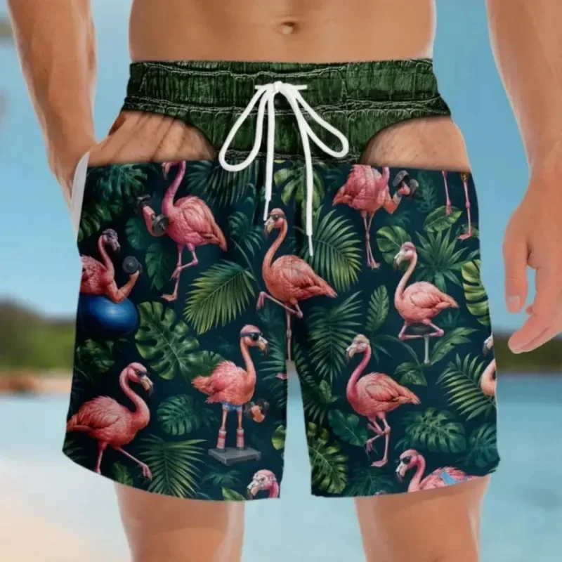 2026 Lustige 3D-Druck-Badeshorts für Herren mit neuartigem Lochdesign, Strandshorts, Scherz-Badebekleidung, Boardshorts – Detail 5