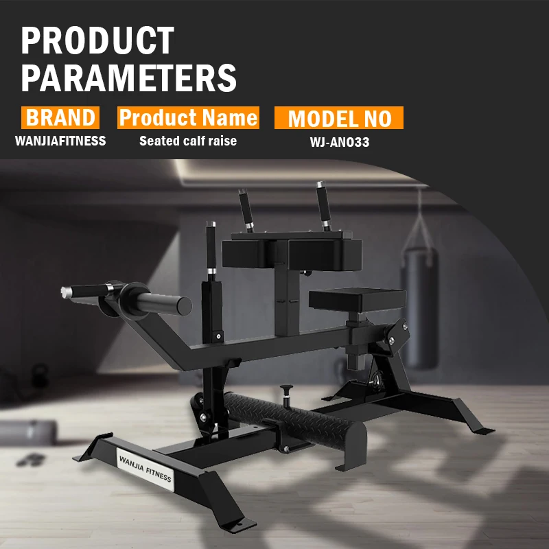 Complete Gym Equipment Solution Gym Seated Calf Raise Machine Calf Trainer for Commercial Strength Training Facilities