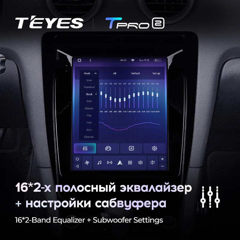 TEYES TPRO 2 for Audi A3 II 2 8P 2003 - 2013 for Tesla Style Screen Car Radio Multimedia Video Player Navigation GPS Android