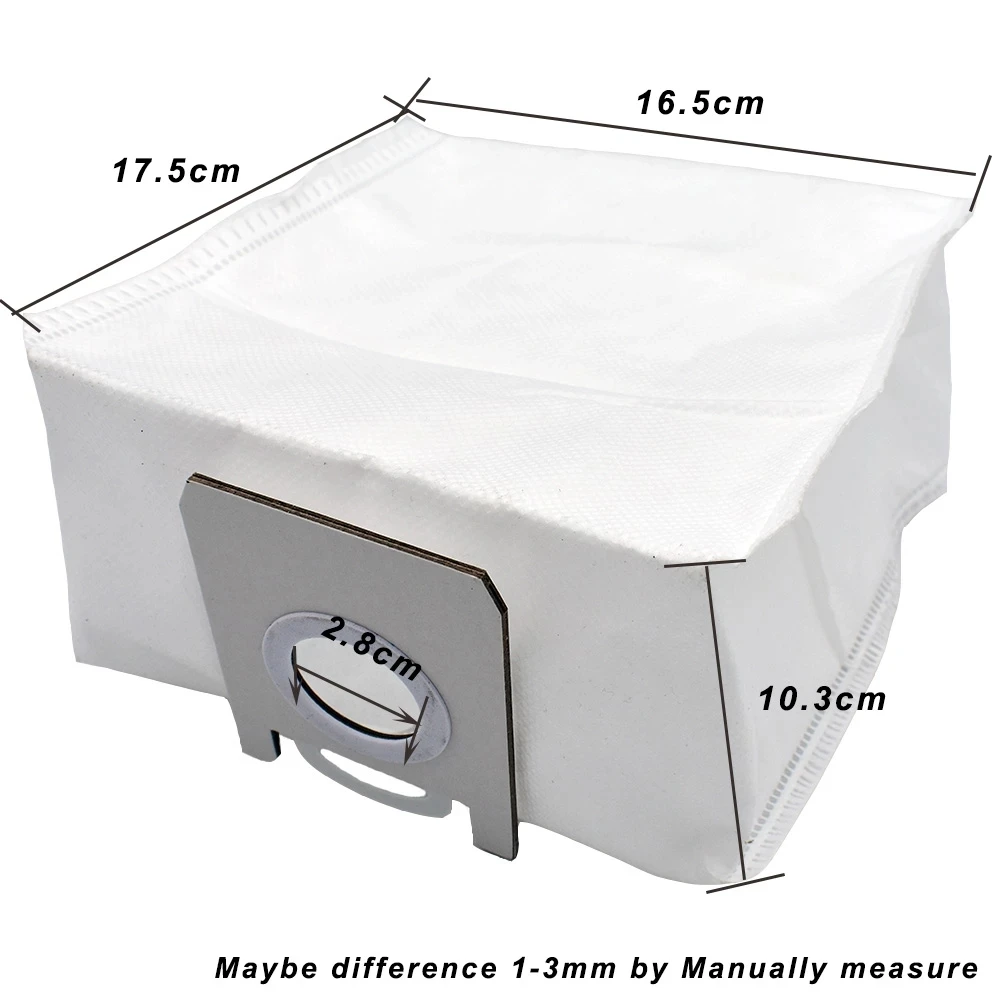 Sacchetti per la polvere Confezione da 8 sacchetti per la polvere di ricambio per Xiaomi Roidmi Robot Sweeping EVE Plus Aspirapolvere Rifornimento di accessori per pezzi di ricambio