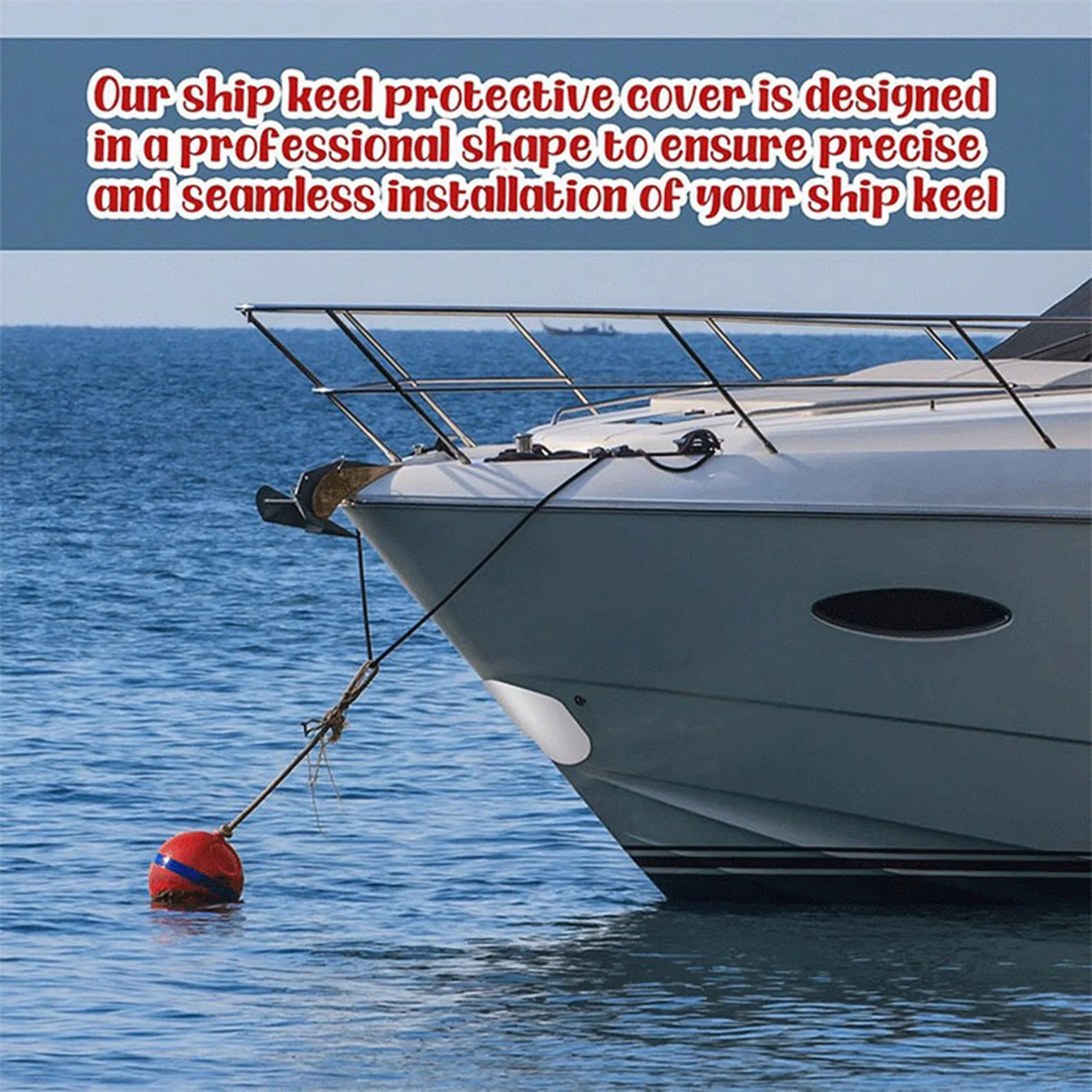 MARINE STAINLESS STEEL BOW PROTECTOR, GROOVED KEEL GUARD KEEL PAD FOR BOAT TRAILER