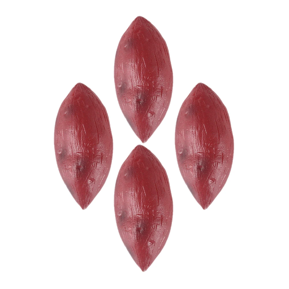 

4 Pcs Simulated Sweet Potato Artificial Vegetables for Decoration Potatoes Fake Lifelike Resin