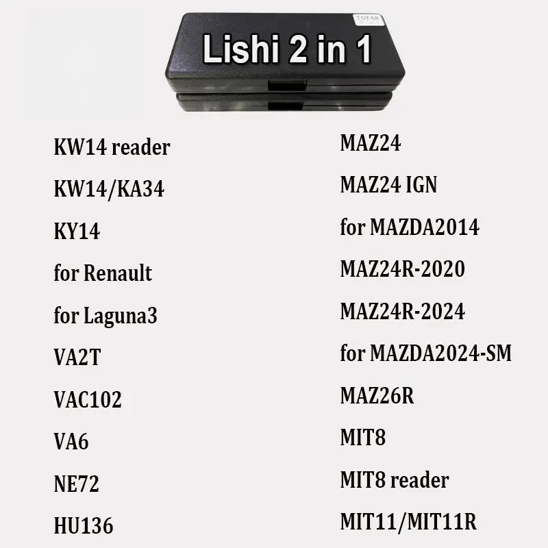 Lishi 2 in 1 SX9 HON77 YH65 HON42/41 HU134 J6 J7 HON63 for Suzuki2020 HONDA2020 HONDA2021 KYM2 KYM2R H50 H51 H60 ZD24R KW16 KW18