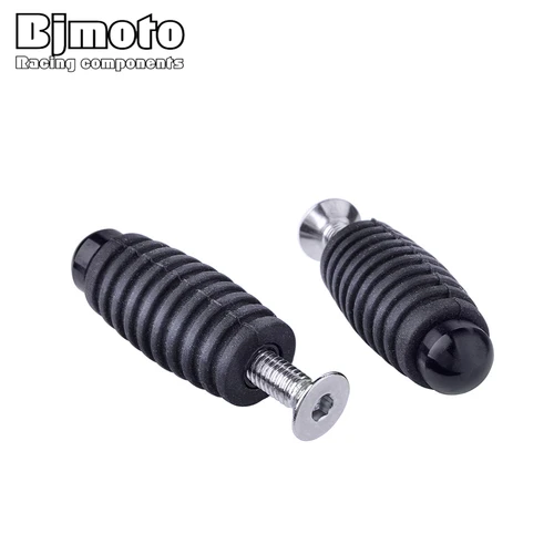 Imagen 2 del producto Palanca de freno de cambio de marchas para motocicleta, clavijas para los dedos del pie, pedales M6, estriberas para Yamaha Kawasaki Honda Ducati Racing Rearset