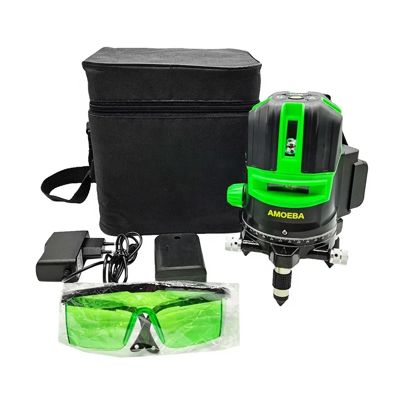 

High Quality 5 Cross Lines Green Line Lazer Level Auto Leveling 3D For Construction Outdoor Strong Light 360 Laser Level Machine