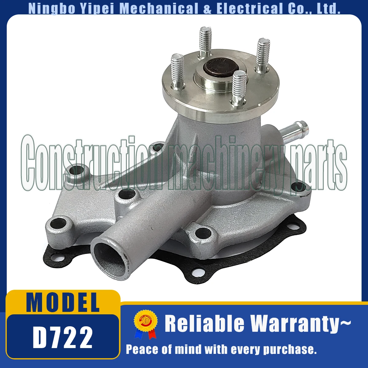 D722 New WATER PUMP FOR Kubota D662 D722 D902 BX2230D BX2350D BX2360