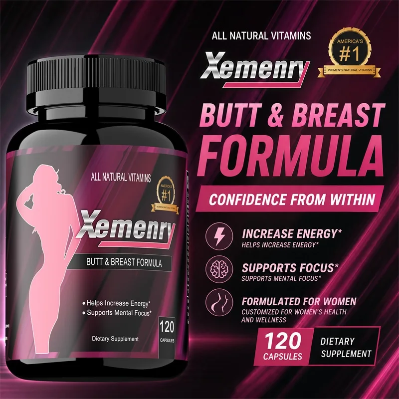 Butt & Breast Formula - Support Increases Fullness & Size, Lifts & Firms Sagging Butt, Lifting Sexy Hip Enhancer