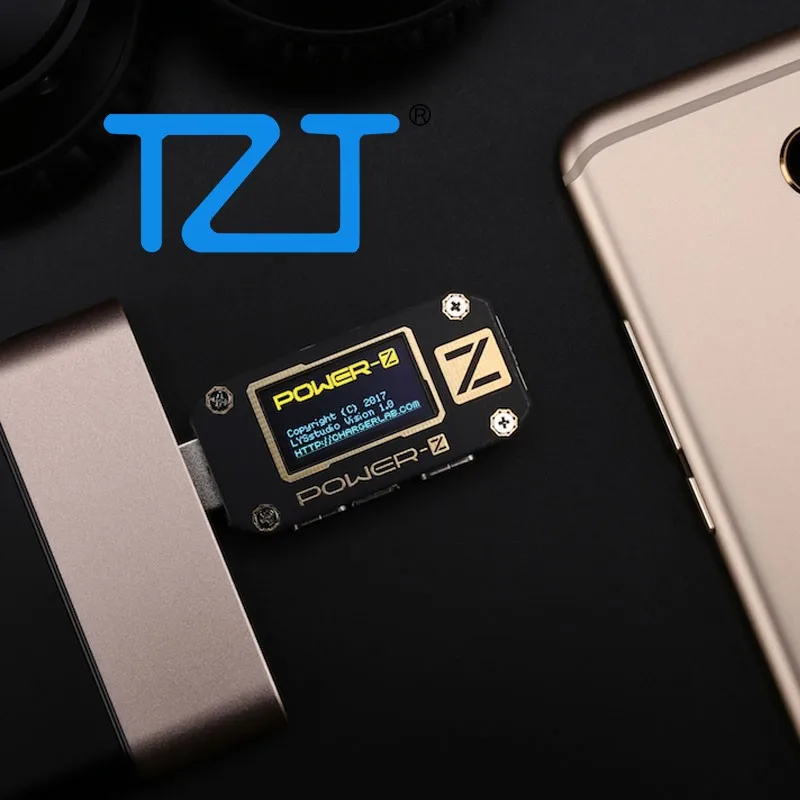 TZT POWER-Z KM001 برو USB PD تستر USB PD الزناد ل QC3.0/2.0 شرك 24 فولت 5A الجهد الحالي كشف