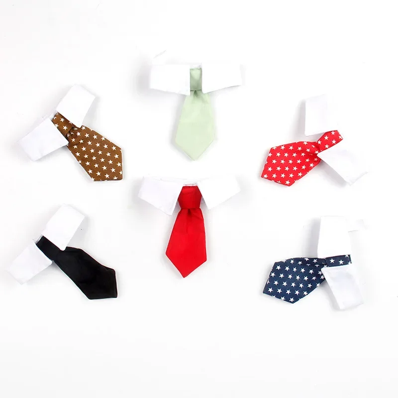 ของขวัญสัตว์เลี้ยงสุนัข Cat เนคไทอย่างเป็นทางการ Tuxedo Bow Tie สีดําและสีแดงสําหรับสุนัขและแมวสัตว์เลี้ยงอุปกรณ์เสริมสําหรับงานแต่งงานวันหยุดและปาร์ตี้