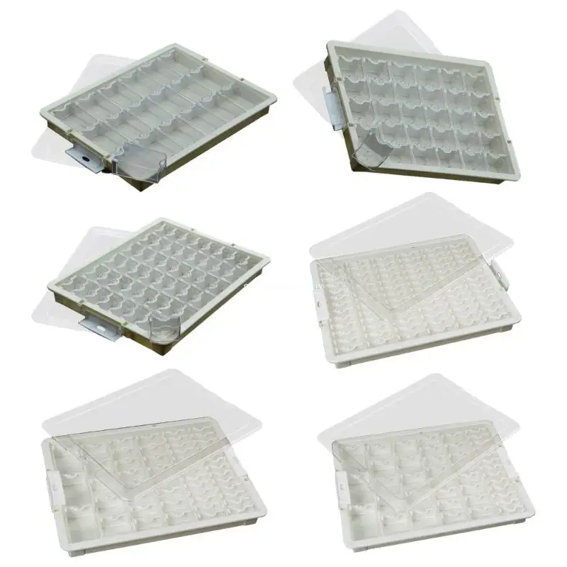 

Bead Case with Multiple Compartments, Clear Lid Jewelry Storage Box for Craft Supplies Practical Sorting Tray Dropship