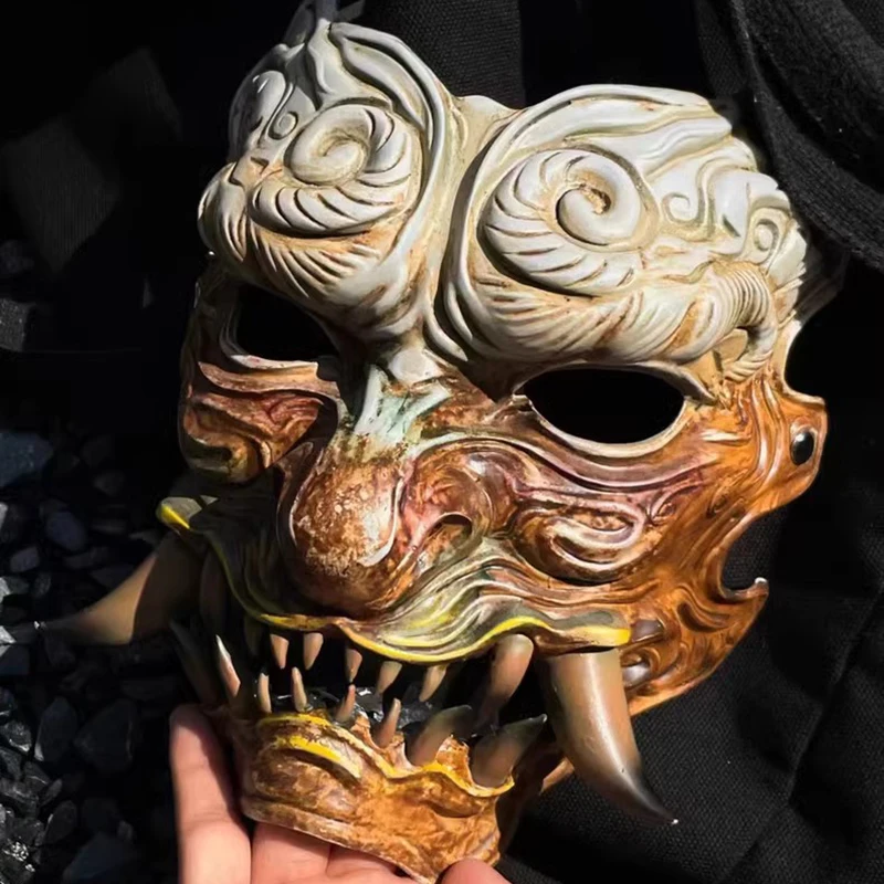 Black Myth: Wukong Hundred Plays Nuo Mask cos Halloween Prajna Mask Game Periphery