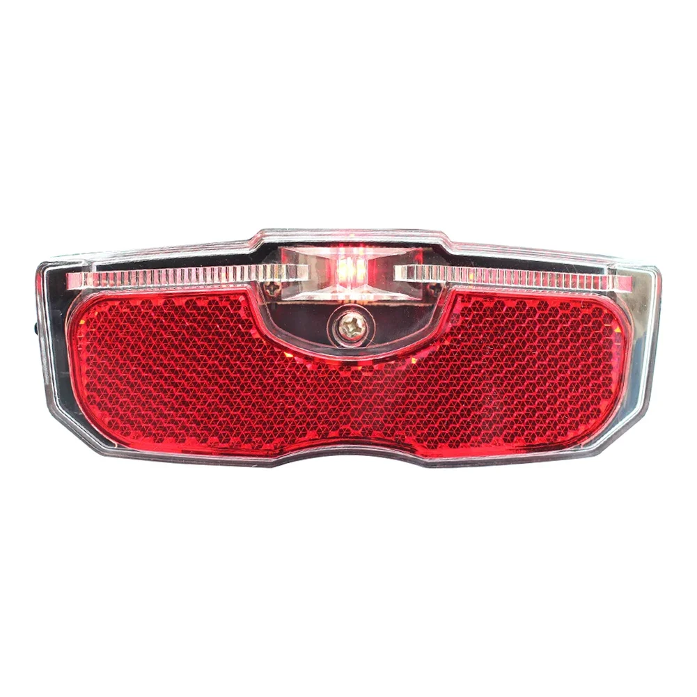 Bike Bicycle Rear Reflector Tail Light for Luggage Rack Battery Powered Reflective Taillight Bicycle Accessories