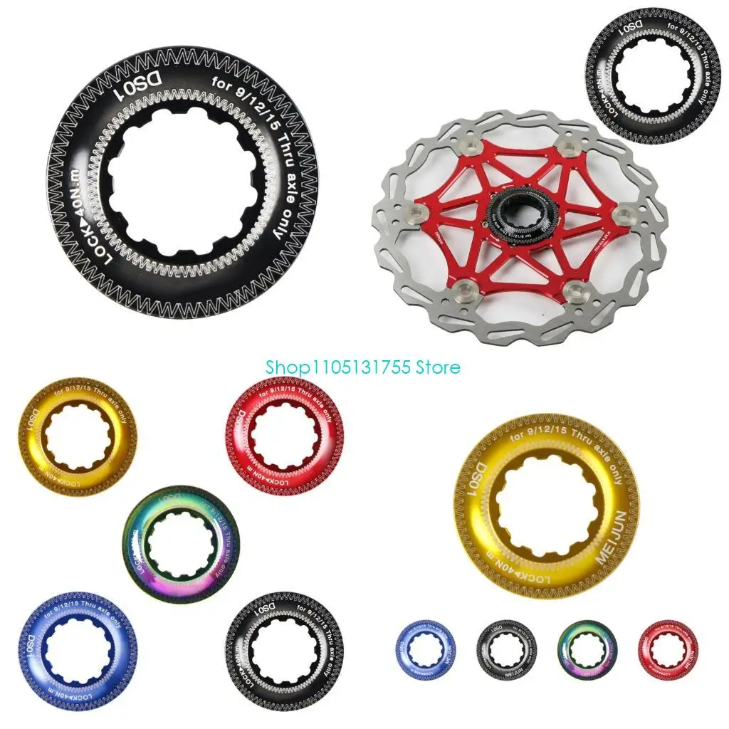 

Durability Aluminum Alloys Bike Brake Lockring Cover Universals Centerlock Lock Cap Braking Performances Safety
