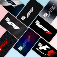 Formula 1 In Schools F1 Credit Card Skin Stickers For VISA Bank Card Transportation Card Waterproof Sticker Anti-scratch Gift