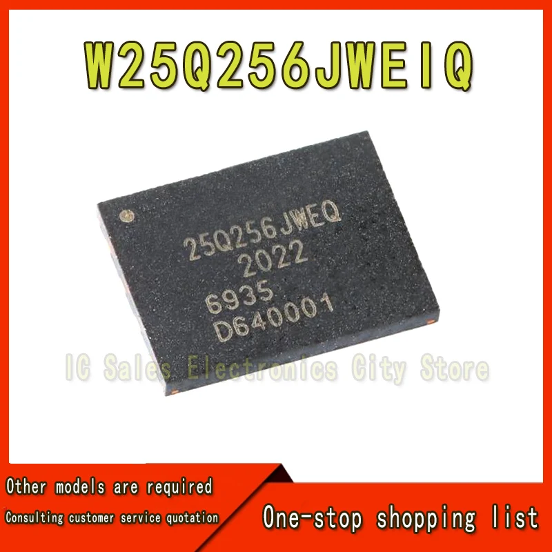 

(5-10piece)100% New W25Q256JWEIQ W25Q256JWEQ 25Q256JWEQ QFN-8 Chipset