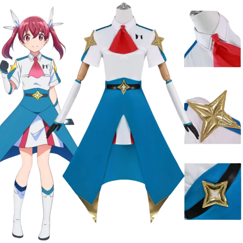 Sakuragi Kana Cosplay Anime Kabushikigaisha Magi-Lumière Magilumiere Magical Inc Costume Cos Prop uniform Dress for Woman