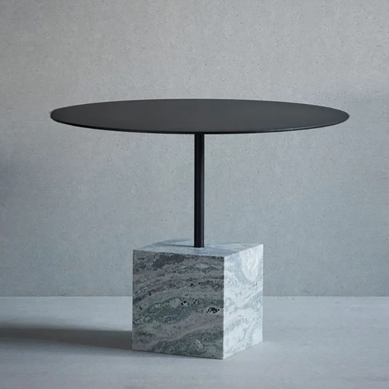 Metal edge, several designers, small family bedroom, bedside tea table.