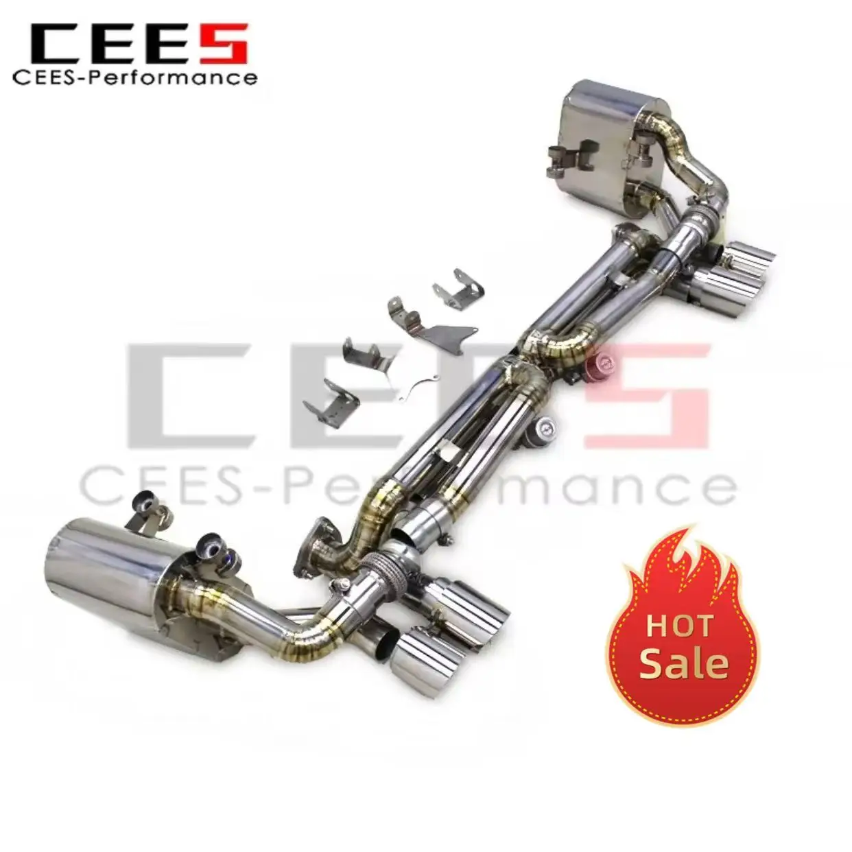 

CEES Exhaust for Porsche 911 991.1 991.2 3.4L 3.8L (2012 - 2015) Valvetronic Cat - Back Exhaust Muffler Sport Exhaust System