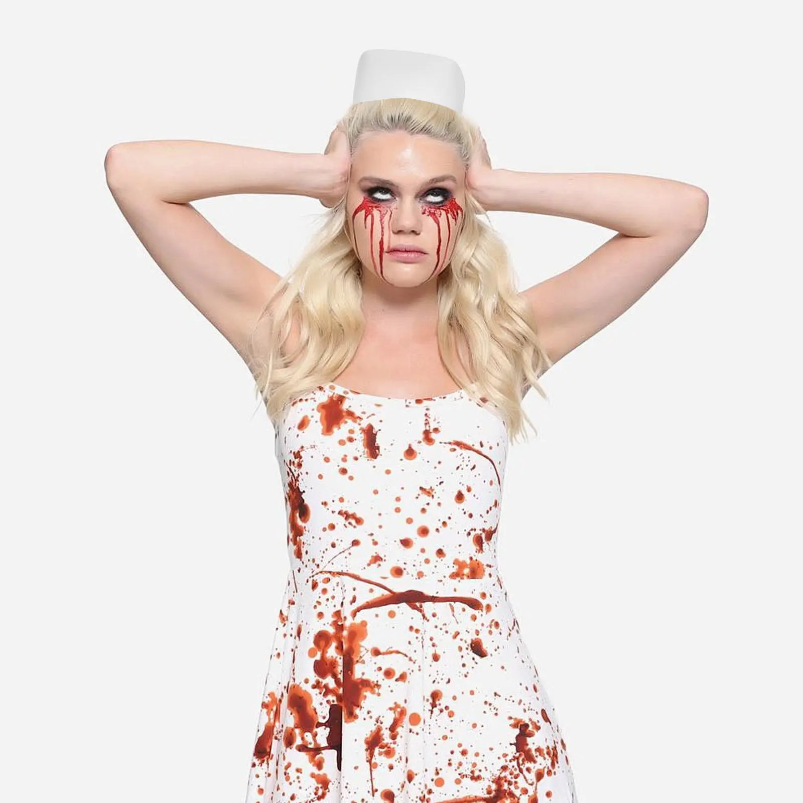 

Nurse Hat Costume White Thin Cap for Women Breathable Sweat Absorbent Soft Fabric Nursing Accessory Graduation Party Cosplay