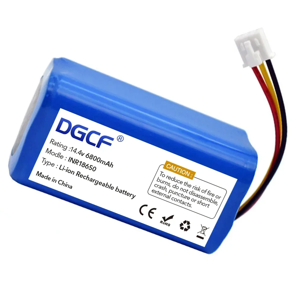 14.4v 6800mAh Original Li-ion Battery for LIECTROUX C30B Robot Vacuum Cleaner Spare Batteries