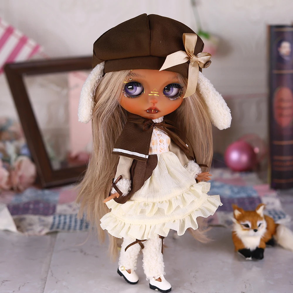 ICY DBS Blyth Doll Outfit Sweet Style Main Image Outfit Includes Hat and Accessories Anime-Style Girl 1/6 BJD - view 6