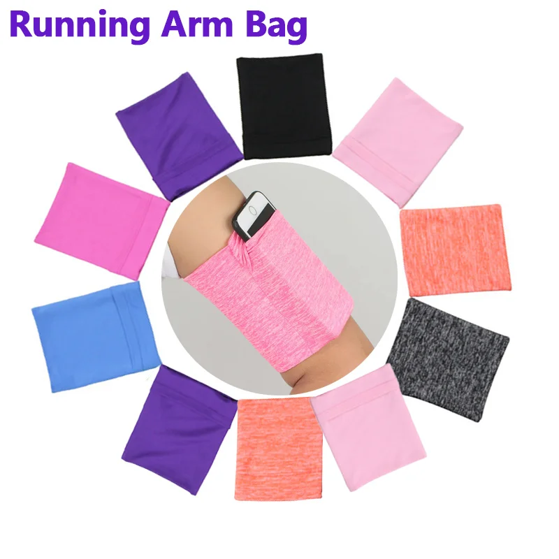 Running Arm Bag Sport Mobile Phone Armband Bag High-elasticity Sports Pouch Fitness Running Gym Bags Portable Equipment Unisex