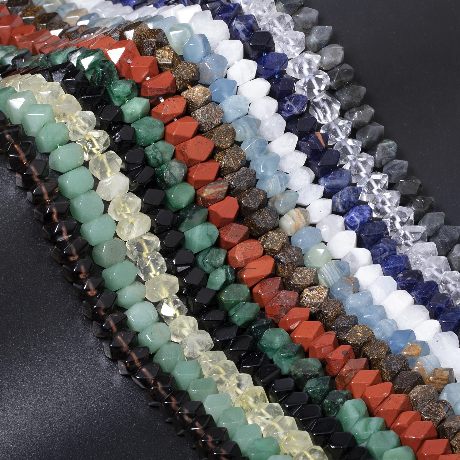 

6x11mm Irregular Shape Natural Stone Beads for Jewelry Making DIY Halloween Christmas Decorative Pendant Bracelet Accessories