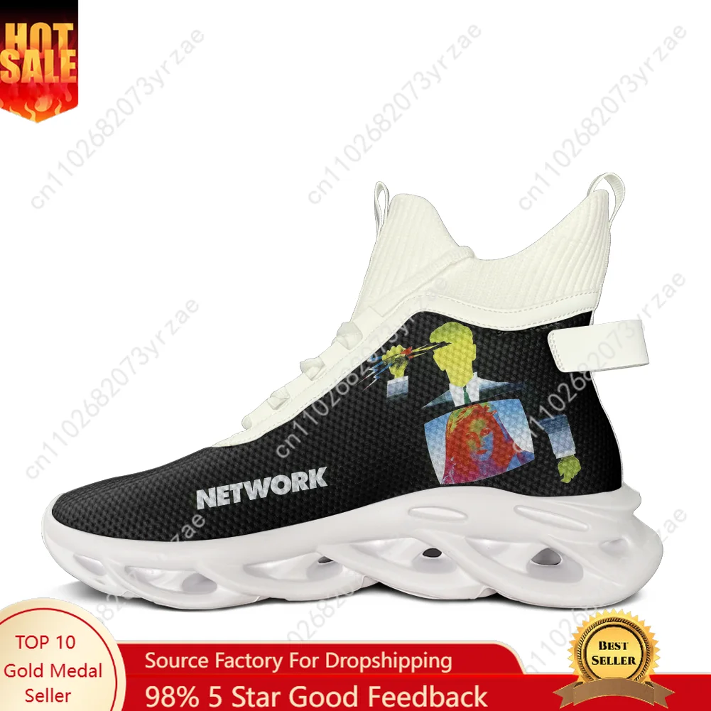 

Network High Top Flats Sneakers Mens Womens Teenager Sneaker High Quality Personalized Fashion Casual Shoe Custom Made Shoes