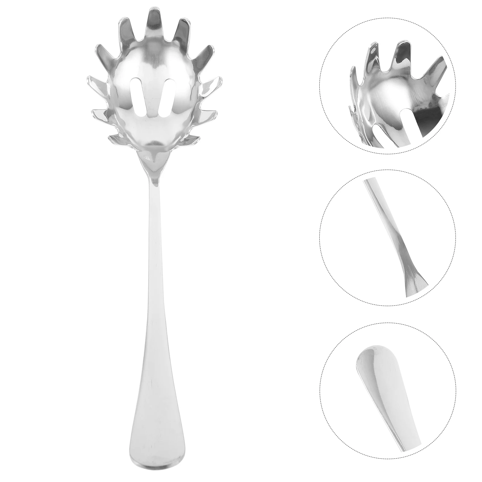 1PC Spoon Multifunctional Noodle Spoon Food Strainers Stainless Steel Pasta Pasta Server Pasta Pasta Pasta Ladle Noodle