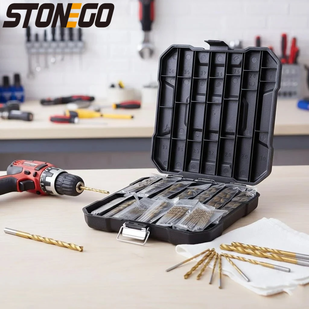 

Набор из 99 сверл с титановым покрытием и прямым хвостовиком, сверла-пробойники, инструменты для деревообработки и металлообработки, быстрорежущая сталь HSS