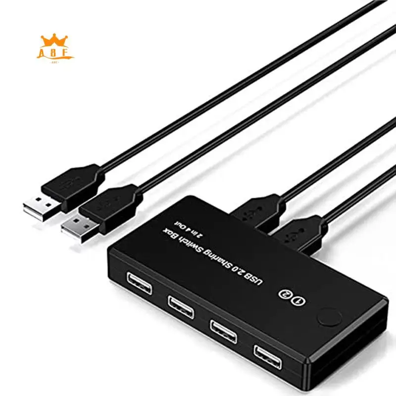 

A08E-3D Printer Parts & Accessories USB 2.0 Peripheral Sharing Switch Selector Sharing 4 USB Devices For Keyboard Printer