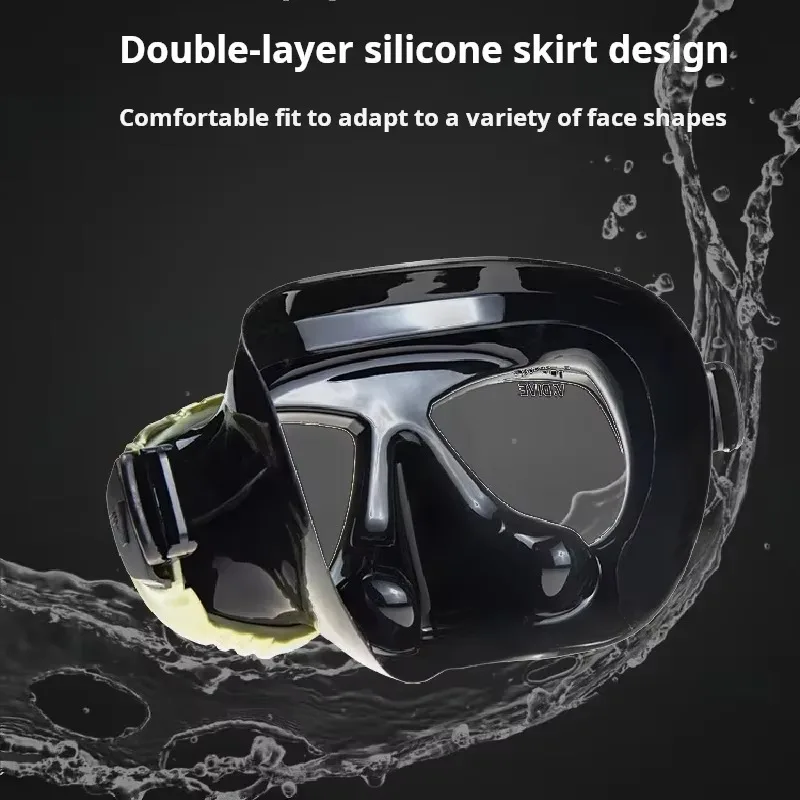 Diving Goggles Equipment Snorkeling Three Treasures Full Dry Breathing Tube Set Snorkeling Diving Glasses Swimming Mask