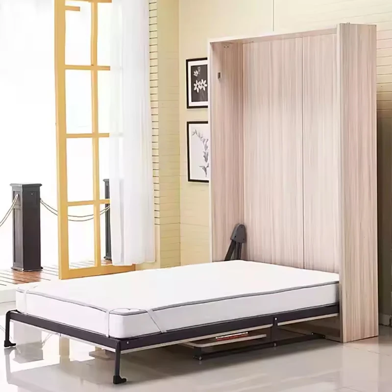 ￥%Custom Modern Hidden Bed Twin Queen King Folding Wall Beds Desk Space-Saving Wall-Saving for Bedroom Living Room