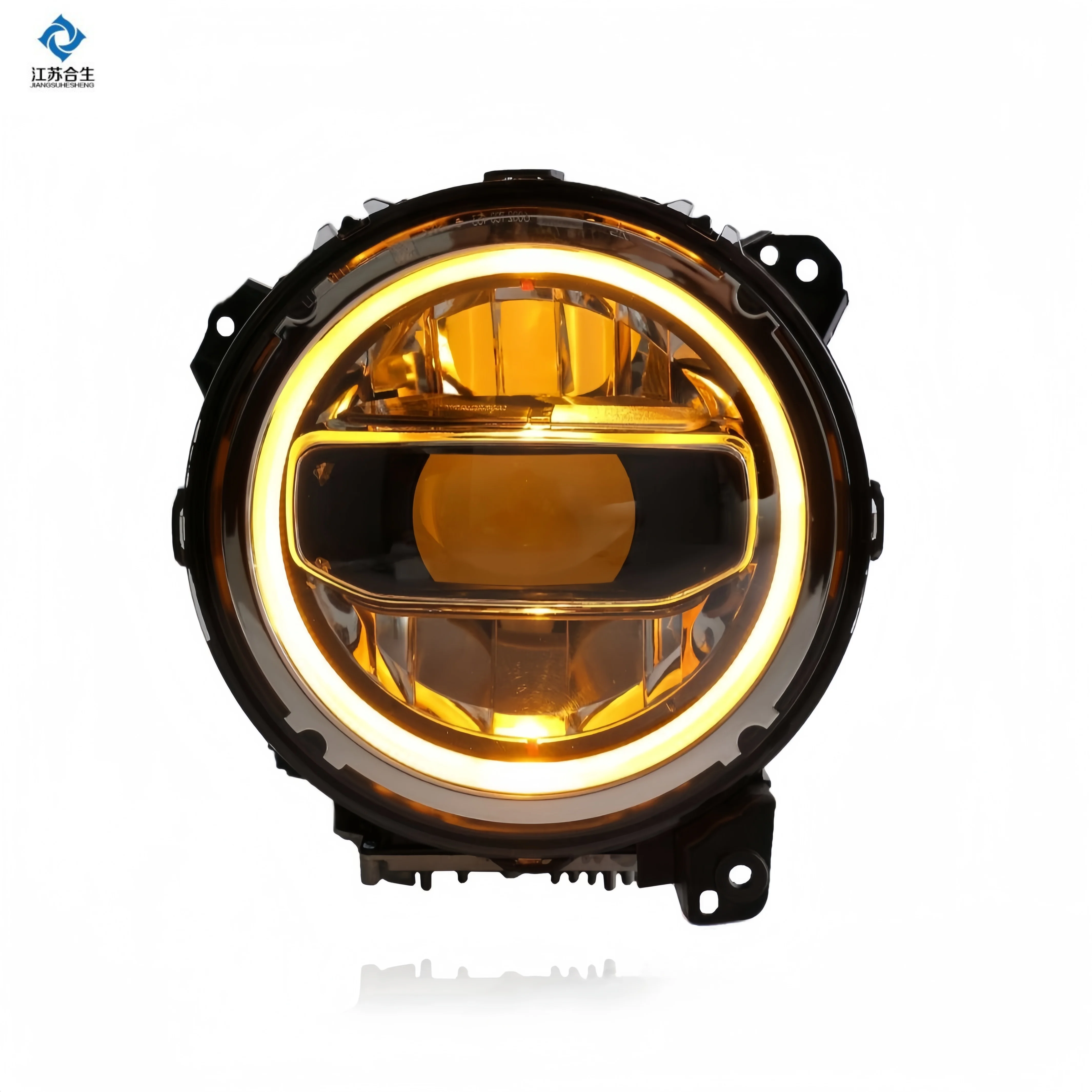 High Quality LED Lens for 18-22 Jeep Wrangler CSP Daytime Running Light Turn Signal Assembly Automobile Headlight Modification