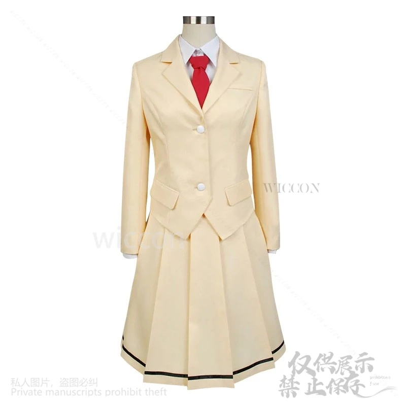 Anime WataMote Tomoko Kuroki Cosplay Kuroki Tomoko Costume Jk School Uniform Dress Lovely Lolita Halloween Party Black Wigs Cos